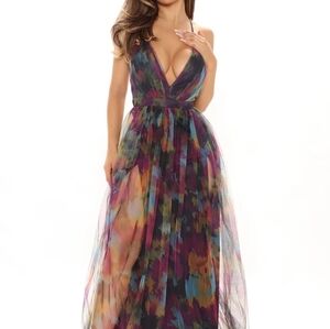 Tulle Maxi Dress
